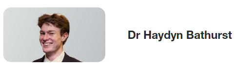 Dr Haydyn Bathurst